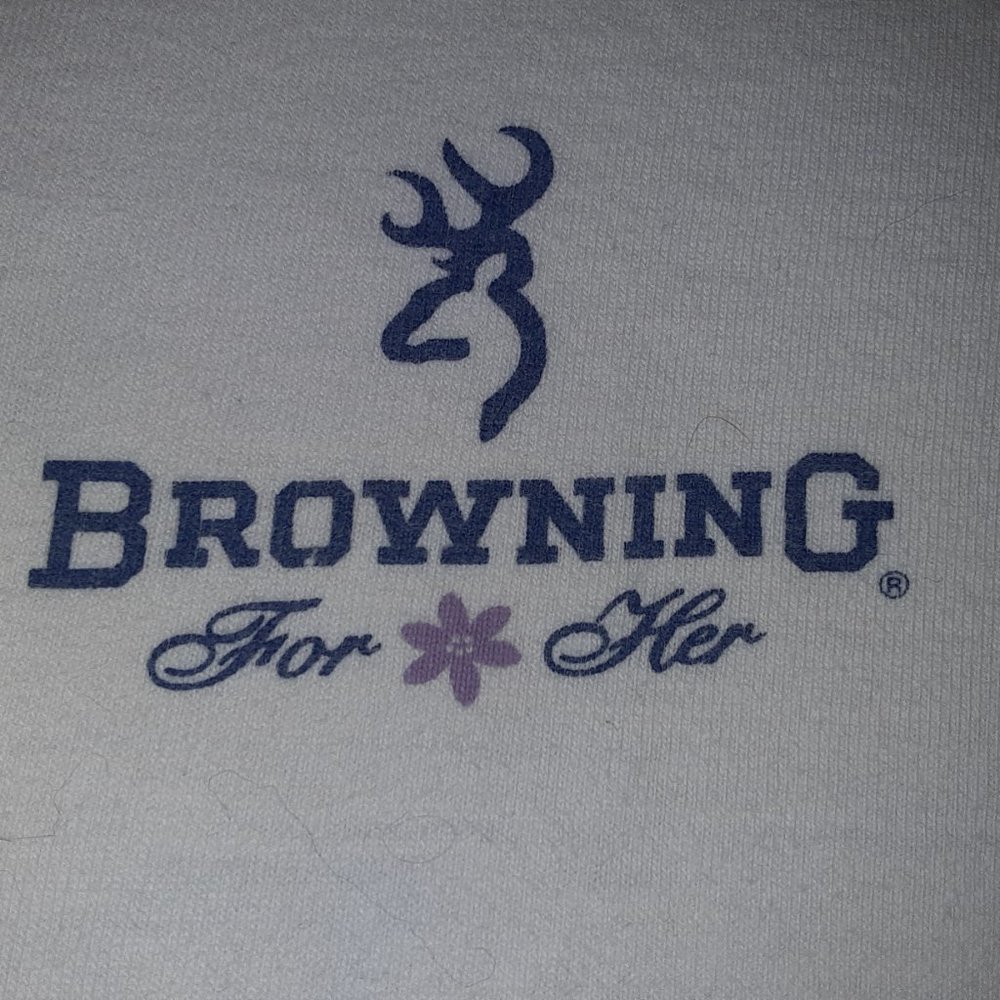 Browning For Her T-Shirt Size Women's Large; Vintage 1990's SHOT Show Swag